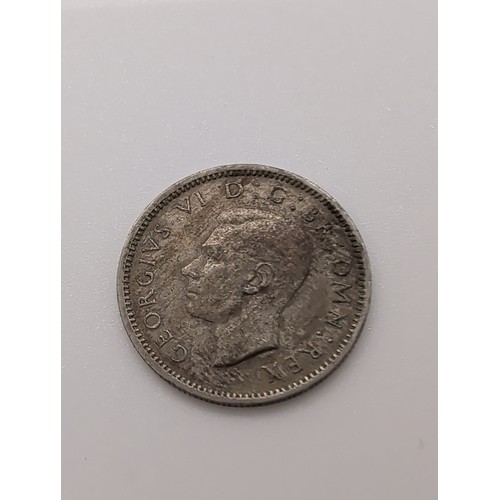 69 - 1948 British Sixpence Coin