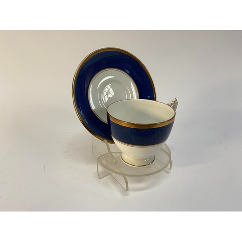 29 - A Coalport tea service 'Athlone Blue'