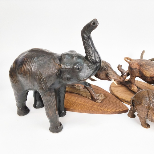 33 - Four various animalia sculptures