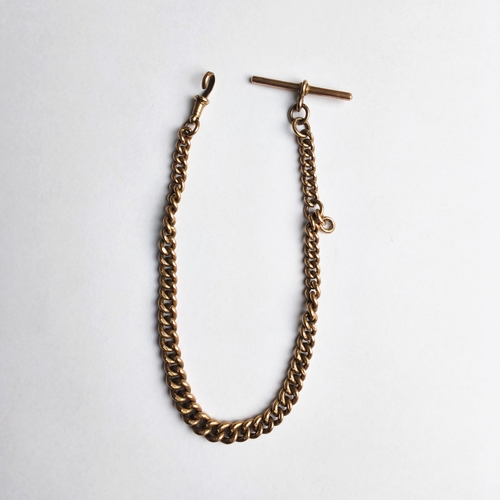A 9kt gold watch chain, weight 47 grams