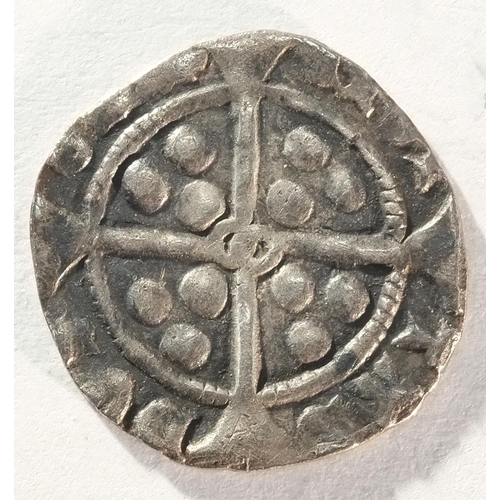 134 - Henry VI (1422 - 1461), first reign Durham mint penny, 0.86 grams, 17.2 mm, leaf-pellet issue 1445 -... 