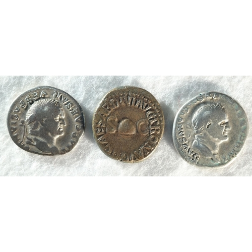 14 - Caligula (37 - 41 CE) Ae Quadrans, 3.6 grams, 18.6 mm. Obverse: PON M TR P IIII P P COS TERT around ... 