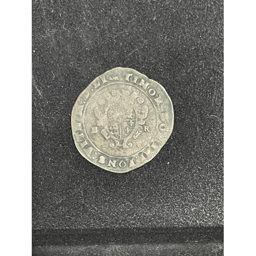 144 - Edward VI (1547 - 1553) shilling, 4.86 grams, 30.6 mm, 3h, mintmark lion 1550 - 1551. Obv: Crowned b... 