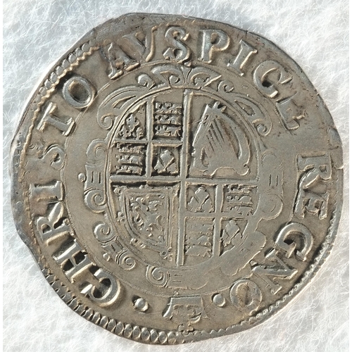 162 - Charles I (1625 - 1649) shilling, 6.01 grams, 31.3 mm, 4h, mintmark crown 1635 - 1636. Obv: Crowned ... 