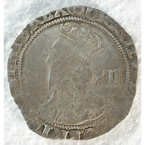 163 - Charles I (1625 - 1649) shilling, 5.86 grams, 28.3mm, 12h, mintmark (P). Obv: Crowned bust facing le... 