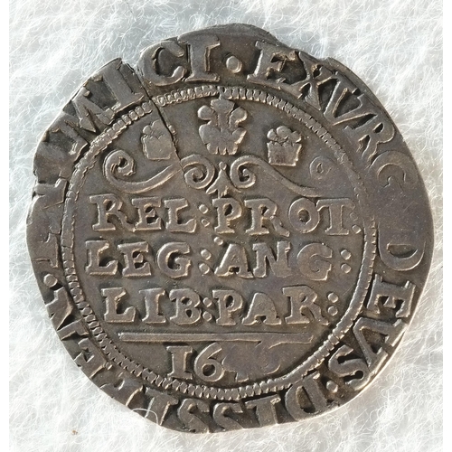 168 - Charles I (1625 - 1649) sixpence Bridgnorth-on-Severn mint, 2.00 grams, 24.3mm, 1h, mintmark B 1646.... 