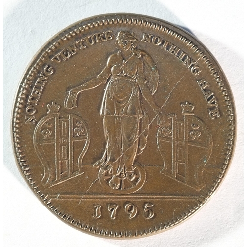 237 - Middlesex, Richardson Goodluck & Co 1795 halfpenny. DH467. Good Extremely Fine - Near As Struck.