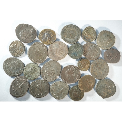 88A - A collection of 14x Ae antoninianii of Claudius II Gothicus (268 - 270 CE) comprised of reverse type... 