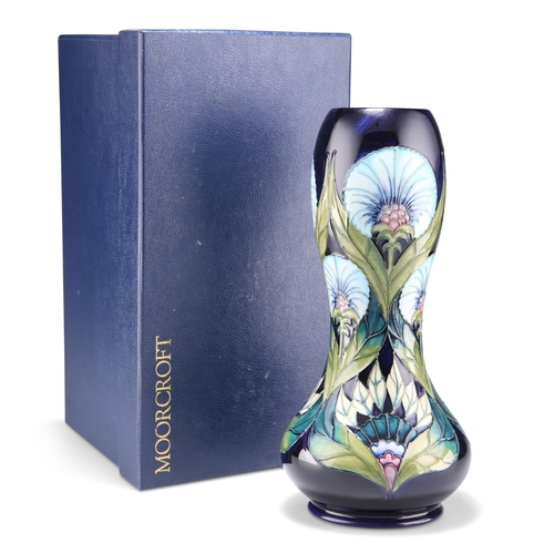 51 - A MOORCROFT 'WINDSOR CARNATION' LIMITED EDITION LARGE VASE, for Talents of Windsor, no. 88/300, sign... 