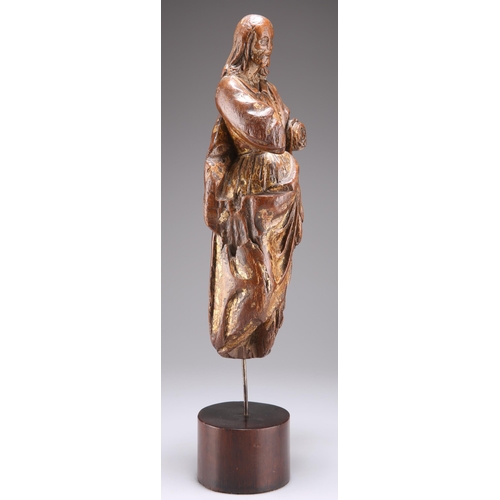 2002 - ITALIAN SCHOOL (17TH/18TH CENTURY) CORPUS CHRISTI Carved oak with traces of gilding(44cm high includ... 