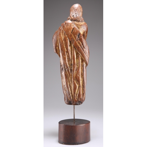 2002 - ITALIAN SCHOOL (17TH/18TH CENTURY) CORPUS CHRISTI Carved oak with traces of gilding(44cm high includ... 