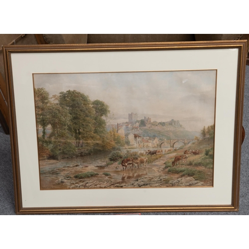 2046 - EBENEZER WAKE COOK (1843-1926) VIEW OF RICHMOND, NORTH YORKSHIRE Signed and dated (18)83
Watercolour... 