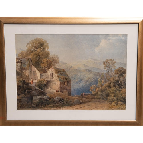 2048 - WILLLIAM CHARLES GODDARD (EXH 1885) SALTASH MILL, DEVON Signed and dated (18)95
Watercolour
 (38cm x... 