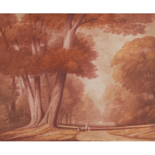 2108 - 19TH CENTURY ENGLISH SCHOOL HAREWOOD HOUSE VIEWS, A PAIR Watercolour(46cm x 55cm)Qty: (2)... 