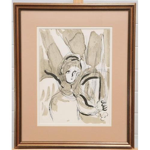 2172 - Y AFTER ANDRE MASSON (FRENCH 1896-1987) FIGURE Limited edition lithograph 24/125 dated 1937, signed ... 