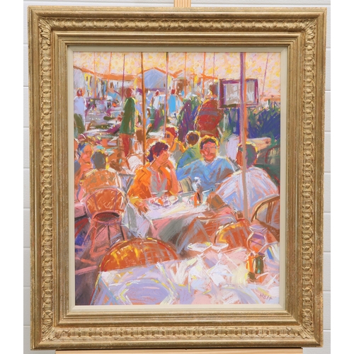 2201 - Y JOHN HOLT (B 1949) ST TROPEZ CAFE, EVENING Signed
Pastel(54cm x 44cm)With Walker Galleries... 