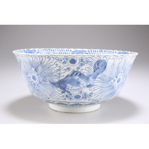 119 - A CHINESE BLUE AND WHITE 