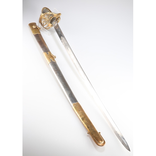 196 - AN 1834 PATTERN INFANTRY OFFICER'S SWORD, BY HENRY WILKINSON, PALL MALL, NO. 5078, of regulation pat... 