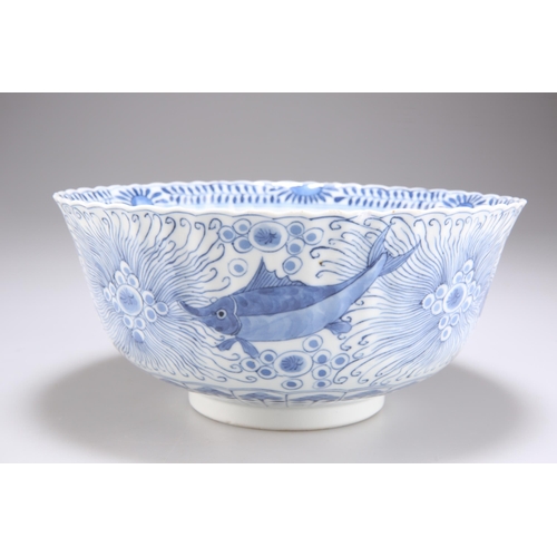 119 - A CHINESE BLUE AND WHITE 