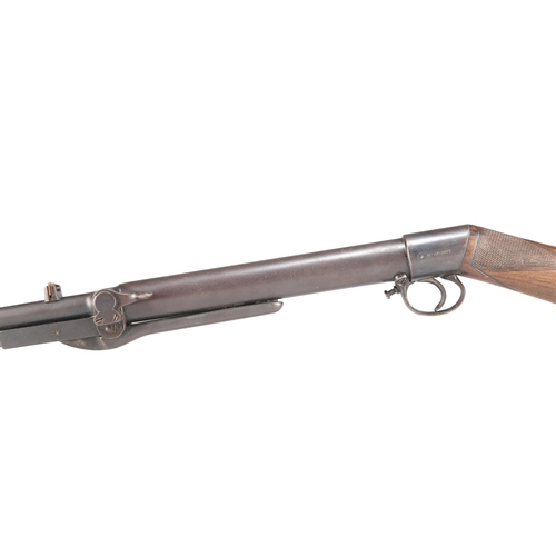 194 - A BSA .177 UNDER-LEVER AIR RIFLE, CIRCA 1910-1911, no. 36907, Improved Model D, the walnut stock sta... 