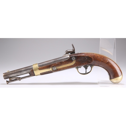 195 - AN AMERICAN MODEL 1842 PERCUSSION CAP CAVALRY PISTOL, BY H. ASTON & CO, MIDDLETOWN, CONNECTICUT,... 