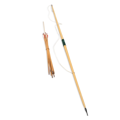 199 - A LONGBOW, by Georg J Thorley, 44lb draw-weight, 75