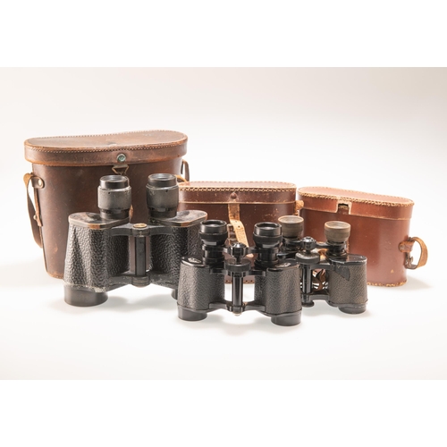 212 - THREE PAIRS OF BINOCULARS, comprising: A PAIR OF CARL ZEISS JENA DELACTIS 8X40; A PAIR OF IMPERATOR ... 