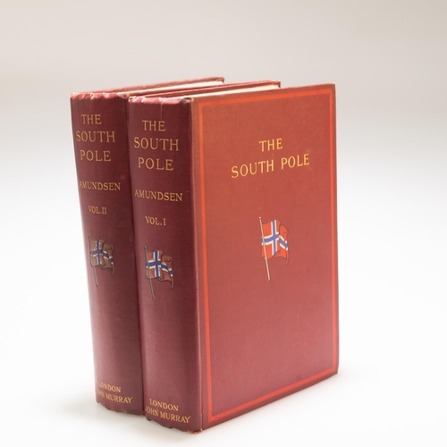 220 - AMUNDSEN, SOUTH POLE, two volumes, a clean set though volume 1 lacks the called for frontispiece and... 