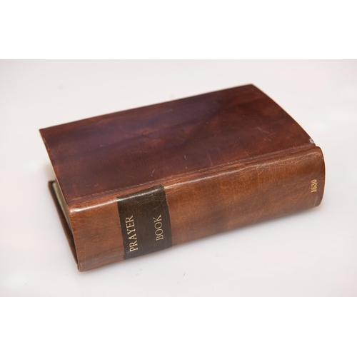 257 - A 1630 DATED HOLY BIBLE, titled “Prayer Book” on the spine, containing The Booke of Common Prayer th... 