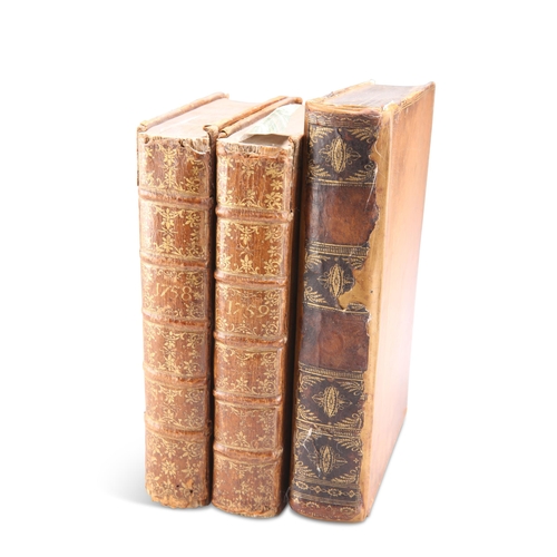 270 - ANNUAL REGISTER, 3 volumes for the years 1758, 1759 and 1762, leather-bound full. (3)... 