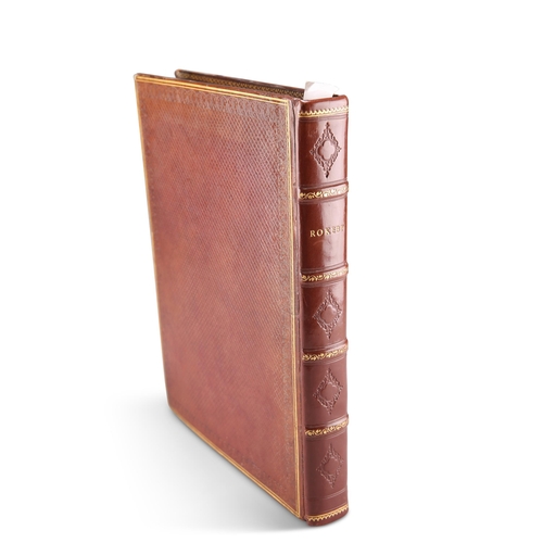 274 - SCOTT (SIR WALTER), Rokeby, 1 volume, 1803, Leather respined.