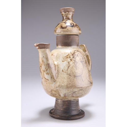 52 - DAVID & HERMINA BOYD (1924-2011 & 1931-2000), A STUDIO POTTERY COFFEE SERVICE, comprising se... 