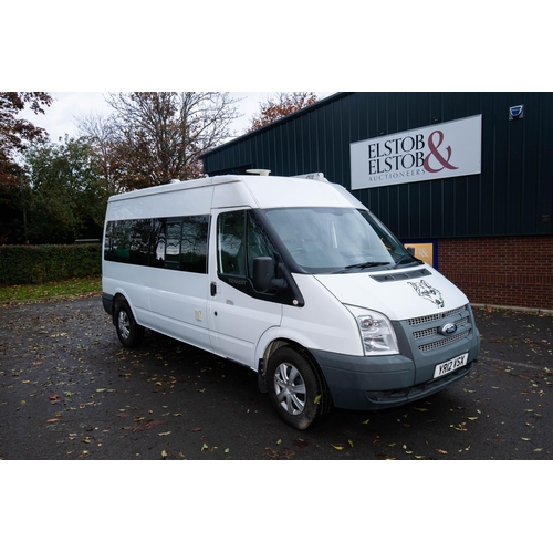 1 - A FORD TRANSIT CAMPERVAN 2012 registration, white, manual transmission, 6 gears, 2.2L (2198cc) diese... 