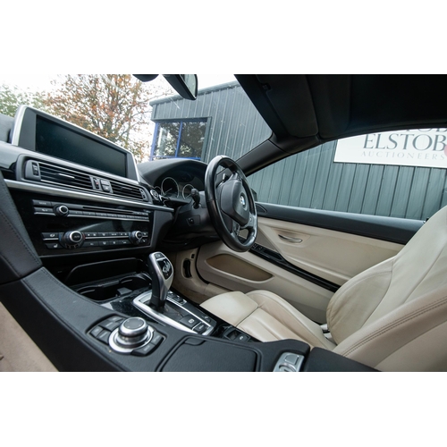 2 - A BMW 6-SERIES CONVERTIBLE CAR, 640i 2011 registration, silver, automatic transmission, 3 litre (297... 