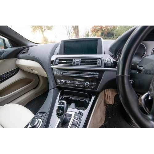 2 - A BMW 6-SERIES CONVERTIBLE CAR, 640i 2011 registration, silver, automatic transmission, 3 litre (297... 