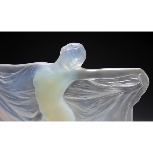 4 - RENÉ LALIQUE (FRENCH, 1860-1945), 'THAIS', AN OPALESCENT GLASS STATUETTE, DESIGNED 1925 engraved R.L... 