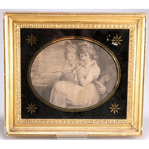 2048 - 19TH CENTURY ENGLISH SCHOOL PAIR OF CLASSICAL SCENE PRINTS Oval(14cm x 19cm)Qty: (2)... 