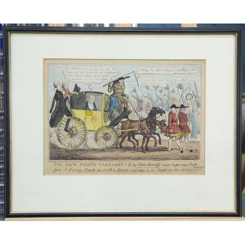 2054 - AFTER HENRY HEATH (1801-1858) THE NEW STATE CARRIAGE! Hand coloured etching
Published by Samuel Will... 