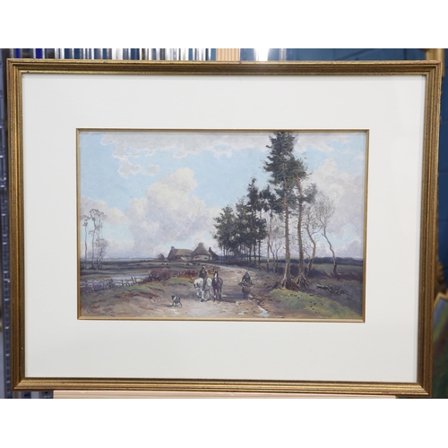 2065 - WILLIAM MANNERS (1860-1930) THE PLOUGH TEAM Signed
watercolour(29cm x 44cm)With The Barn Gallery, Wo... 