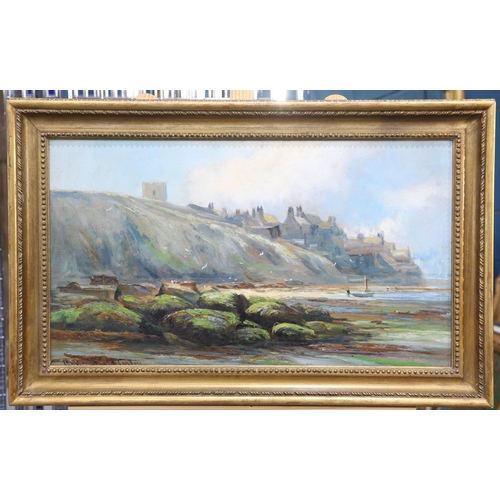 2068 - HENRY HADFIELD CUBLEY (1858-1934) WHITBY Signed and inscribed verso, dated 1928
Oil on board(35cm x ... 