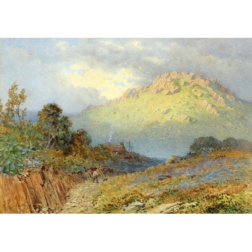 2069 - HAROLD SUTTON PALMER (1854-1933) Mountain landscape Signed and dated 1872
watercolour(24.5cm x 35cm)... 