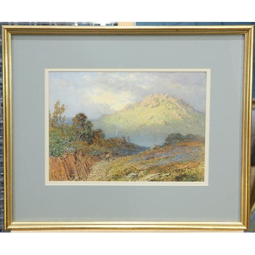 2069 - HAROLD SUTTON PALMER (1854-1933) Mountain landscape Signed and dated 1872
watercolour(24.5cm x 35cm)... 