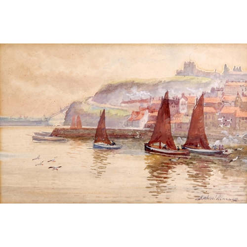 2123 - G.W. WILLIAMS (19TH CENTURY) A PAIR OF VIEWS OF WHITBY Signed
Watercolour(15.5cm x 24cm)Qty: (2)... 