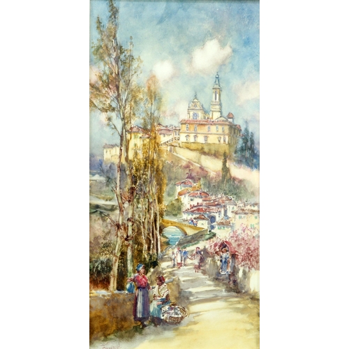 2139 - THOMAS GREENHALGH (CIRCA 1848-1906) FLORENCE Signed lower left
watercolour(58cm x 28cm)... 