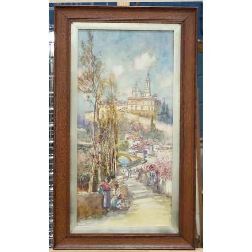 2139 - THOMAS GREENHALGH (CIRCA 1848-1906) FLORENCE Signed lower left
watercolour(58cm x 28cm)... 