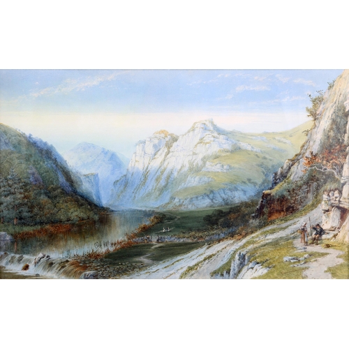 2151 - PHILIP MITCHELL RI (1814-1896) MOUNTAIN VIEW watercolour