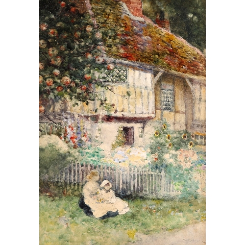 2156 - DAVID WOODLOCK (1842-1929) ROADSIDE COTTAGE, SEVENOAKS, KENT Signed
Watercolour(24cm x 16.5cm)With I... 