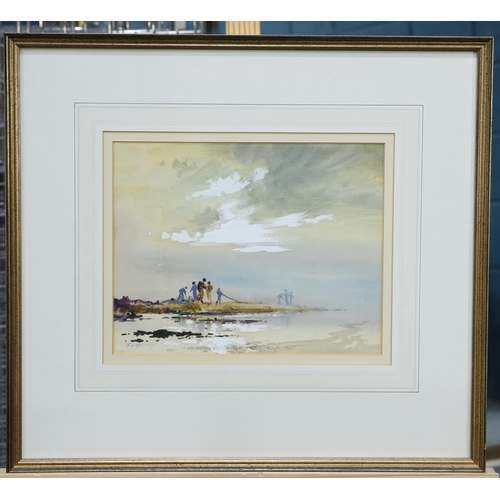 2166 - ‡ ROBERT LESLIE HOWEY (1900-1981) PAIR OF BEACH VIEWS Signed
Watercolour
 (22cm x 28cm)Qty: (2)... 