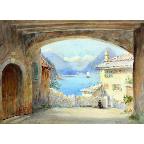 2171 - SIR HUBERT MEDLYCOTT (1841-1920) MENAGGIO Signed and titled, dated 1915 verso
Watercolour(26cm x 35.... 