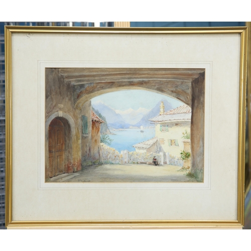 2171 - SIR HUBERT MEDLYCOTT (1841-1920) MENAGGIO Signed and titled, dated 1915 verso
Watercolour(26cm x 35.... 